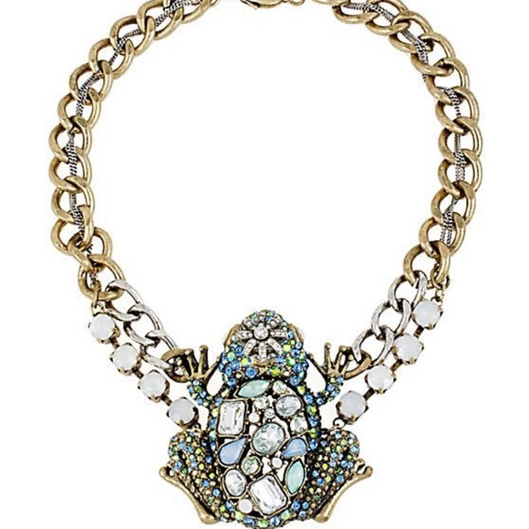 Betsey Johnson Frog Necklace - Picture 1 of 1